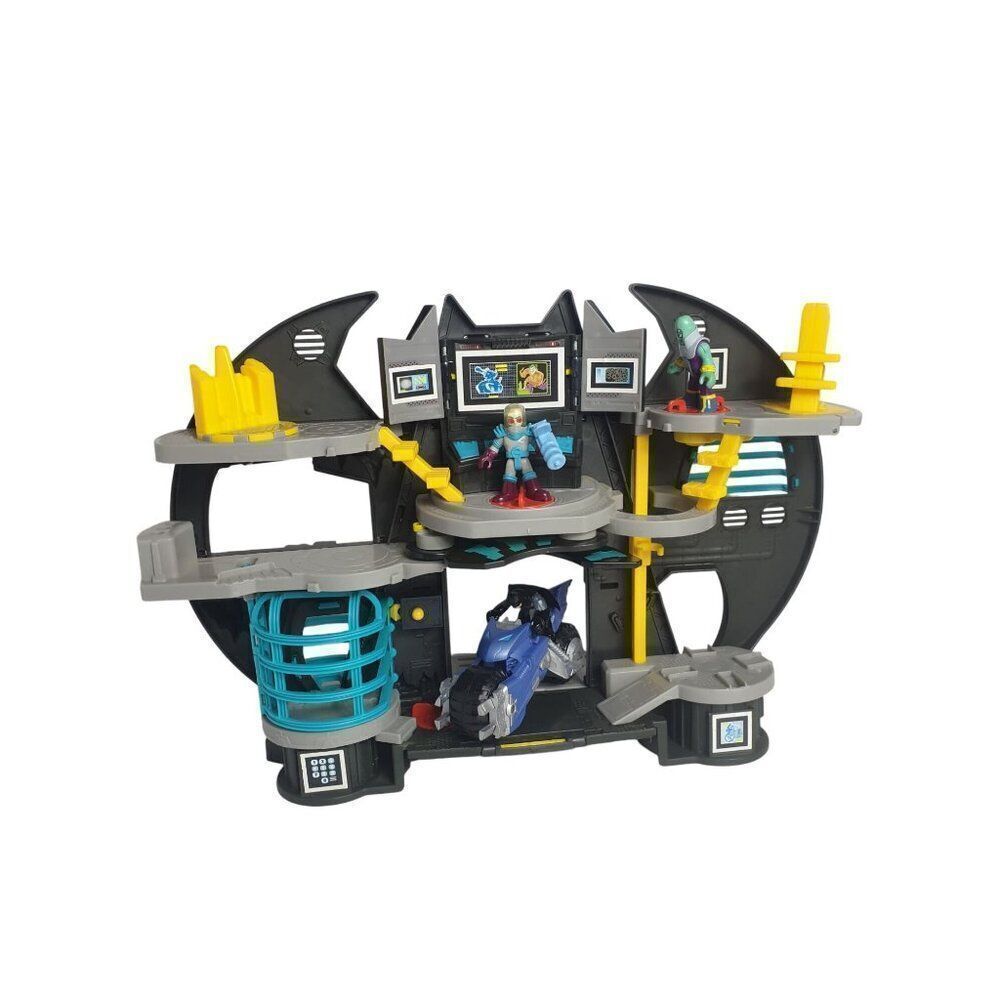 Imaginext DC Super Friends Batcave Playset With Figures & Accessories